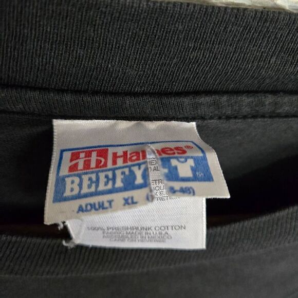 Chicago Bulls NBA All Time Best Record Bullieve It 95 96 Mens SZ XL Hanes Beefy - Picture 5 of 8